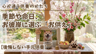 季節や命日に選ぶお供え｜心が通う行いとは