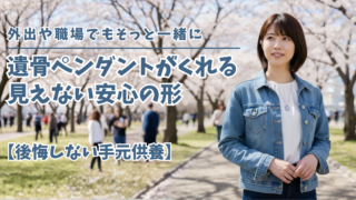 遺骨ペンダントがくれる見えない安心の形